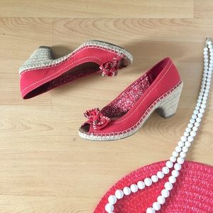 Life Stride Rona size 5 Canvas Espadrilles
